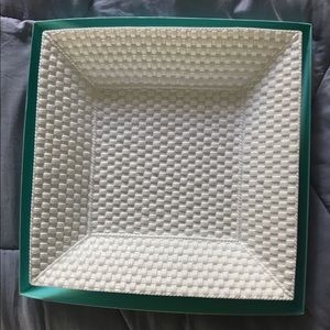 Tiffany Weave Square Plate